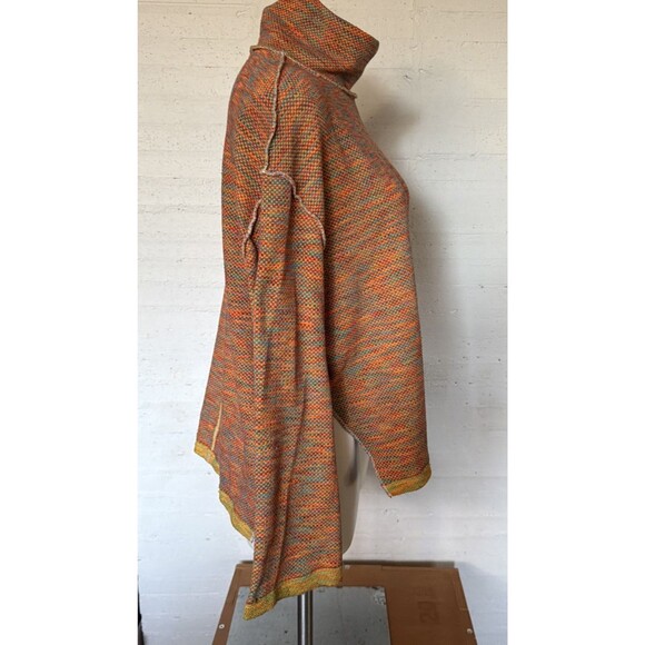 We The Free Sunny Days Oversized Turtleneck Sweater L Boho Artsy Vintage Revival - Picture 7 of 9